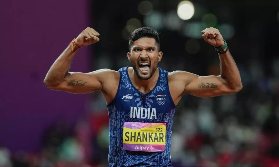 Tejaswin Shankar Wins Silver in Men's Decathlon at Asian Games 2023